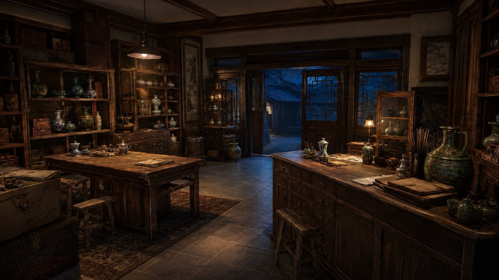 Mirror of Ages — antique room / 時代の鏡 古物の部屋
