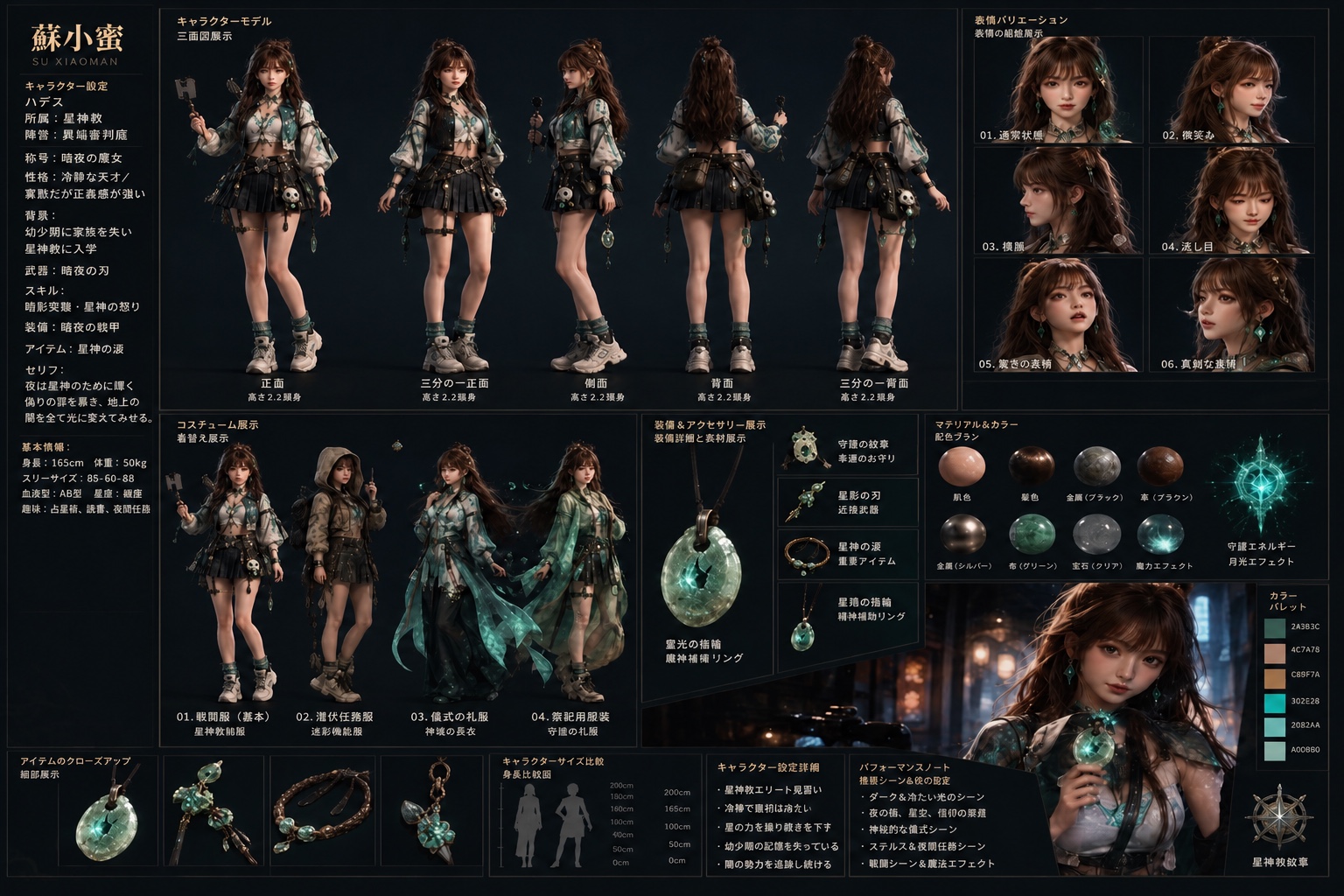 Mirror of Ages — character board / 時代の鏡 キャラクターボード